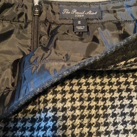 J Crew Multi Herringbone Mini Skirt - Picture 2 of 4